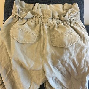 Club Monaco Women Linen Pant Light Green